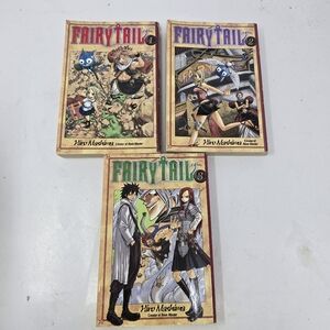 Fairytail by Hiro Mashima Manga Graphic Novels Volumes 1 2 3 *Ex Library*